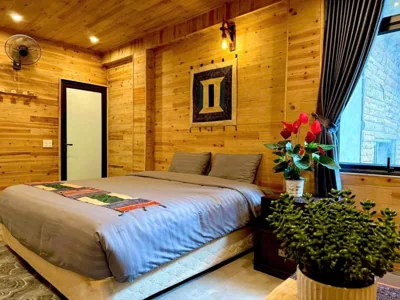 Habitación Doble Grande — Mướng và Valley Homestay Rice Field View Ta Van