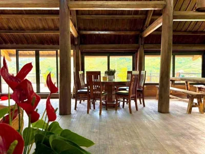 Habitación Doble Económica — Mướng và Valley Homestay Rice Field View Ta Van